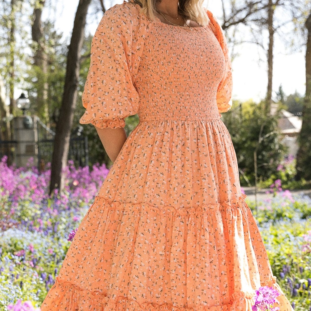 Ivy City Co Madeline Dress - Sorbet